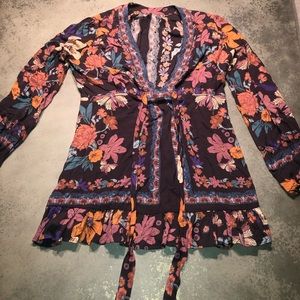 Free people floral shirt/dress